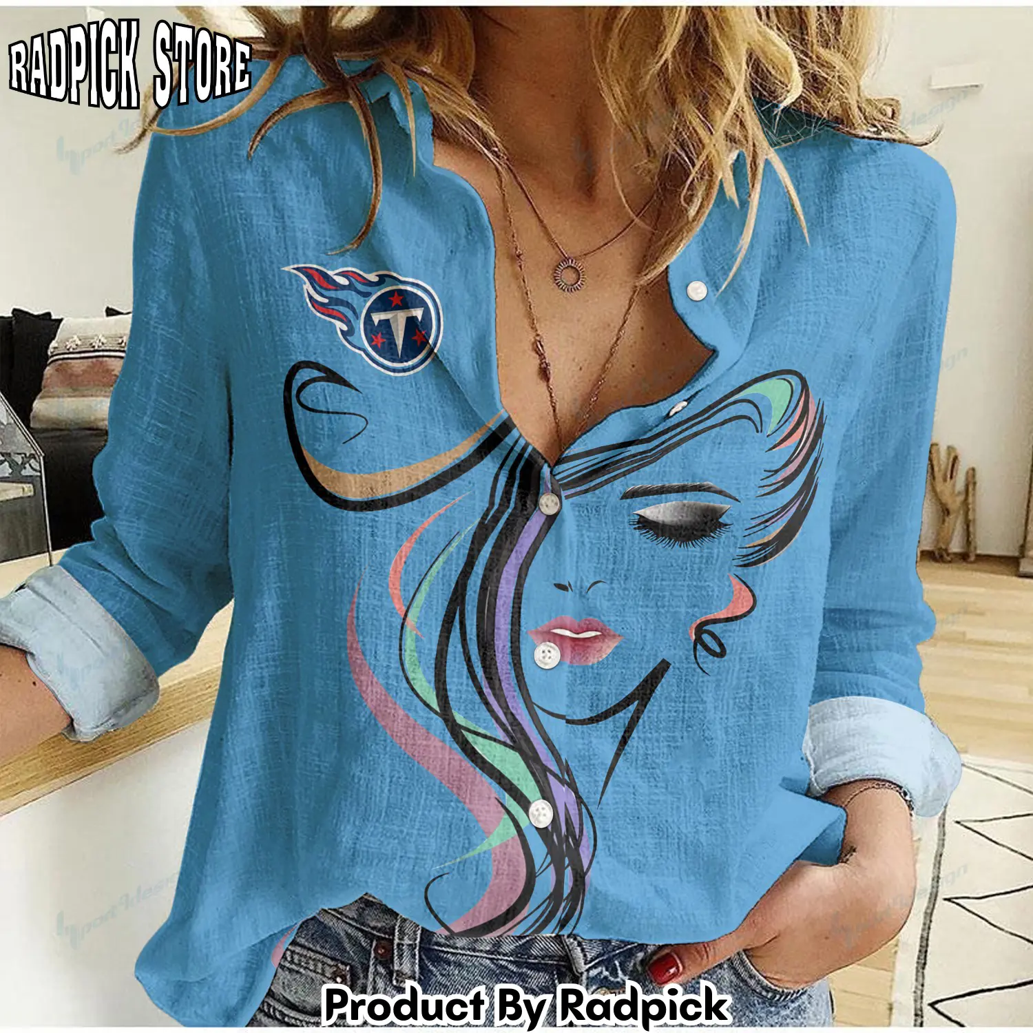 Radpick tennessee titans woman shirt rp66273